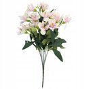 SZTUCZNE KWIATY sztuczny kwiat wysoki 45cm do wazonu główki fioletowe