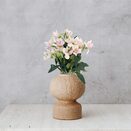 SZTUCZNE KWIATY sztuczny kwiat wysoki 45cm do wazonu główki fioletowe